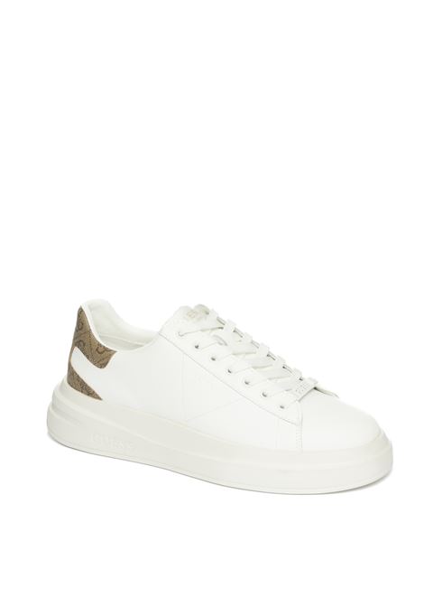 sneaker vibo bianco/beige GUESS | FMPVIB LEA112ELBA-WBEIB